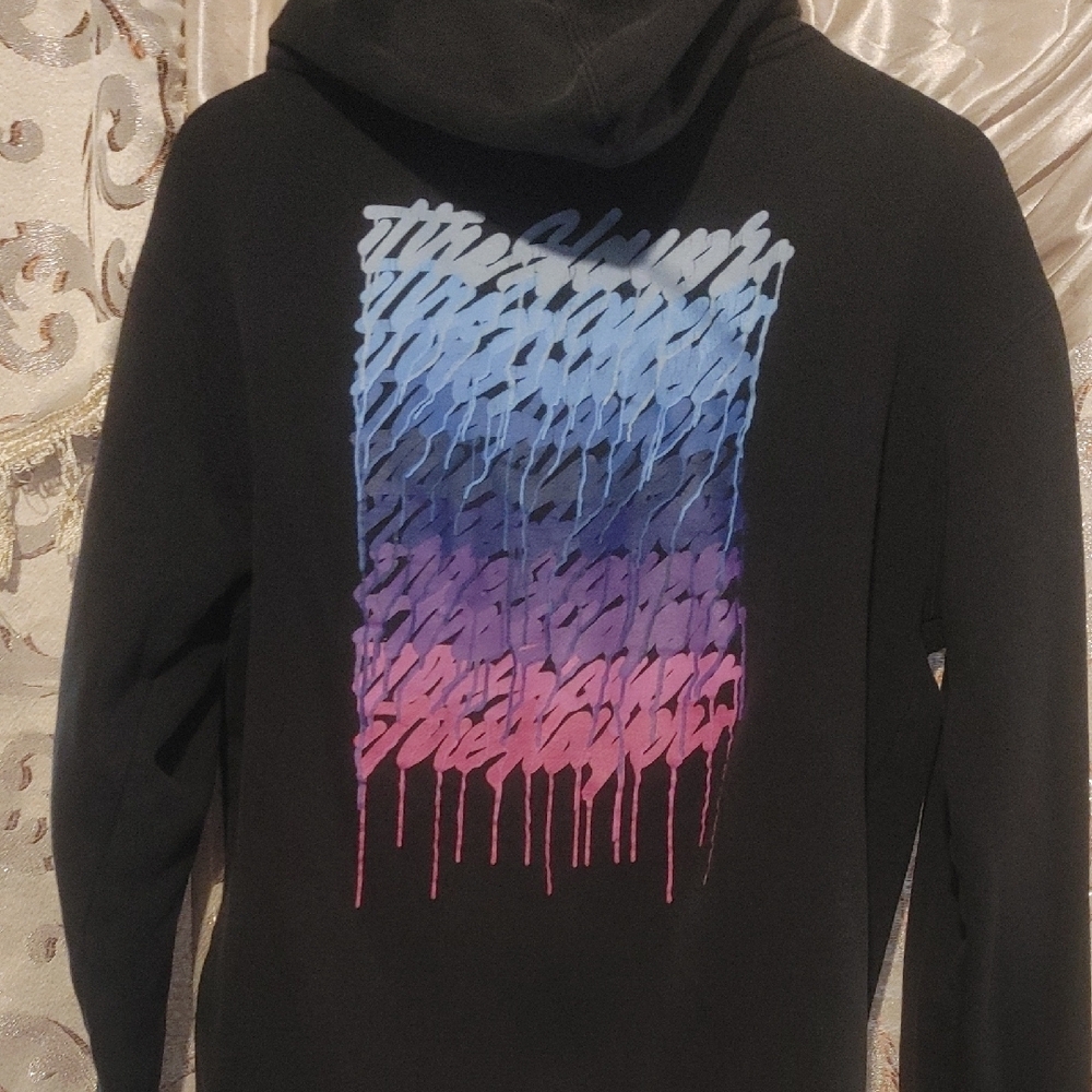 HOONIGAN Black Zip Hoodie with Sleeve Script MEDIUM - Picture 5 of 6